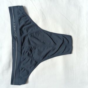 Jockey men's brief, gray, pre-owned, size large